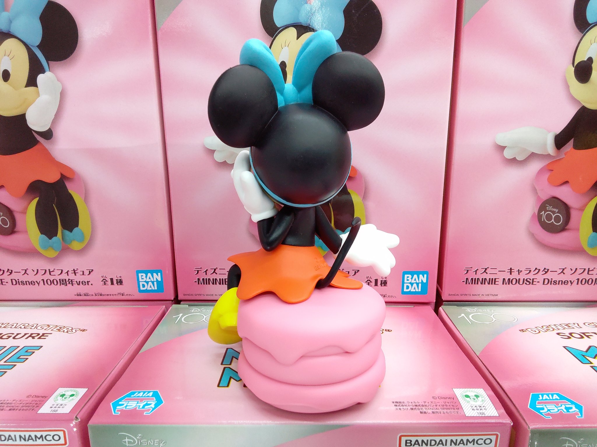 Minnie Mouse 100th ของแท้ JP - Sofvifigure Banpresto [โมเดล Disney]