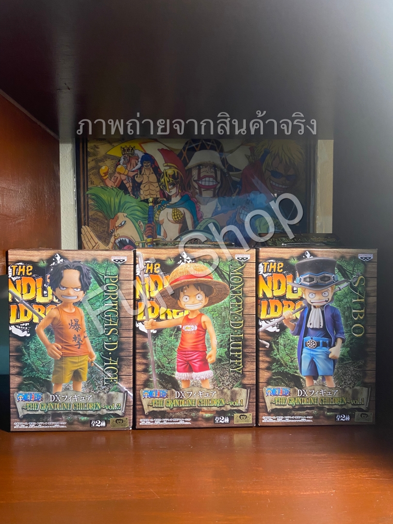 Brotherhood Children Set ของแท้ JP แมวทอง - Grandline Children Banpresto [โมเดลวันพีช] (3 ตัว)
