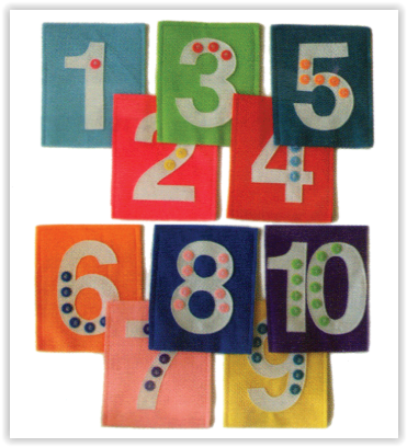 1393 หุ่นมือถุงผ้าตัวเลข ของเล่นเสริมพัฒนาการ ,ของเล่นเสริมทักษะ,ของเล่นเด็ก, สื่อการสอนอนุบาล