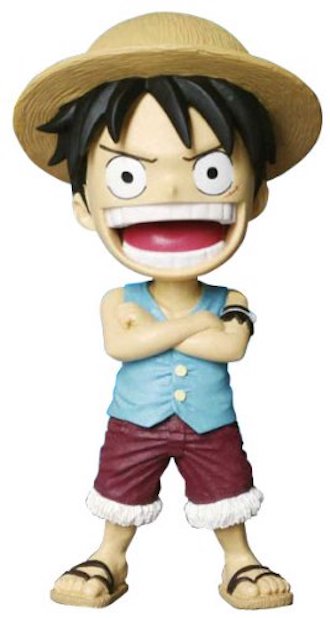 Luffy ของแท้ JP แมวทอง - Bobbing Head Plex [โมเดลวันพีช]