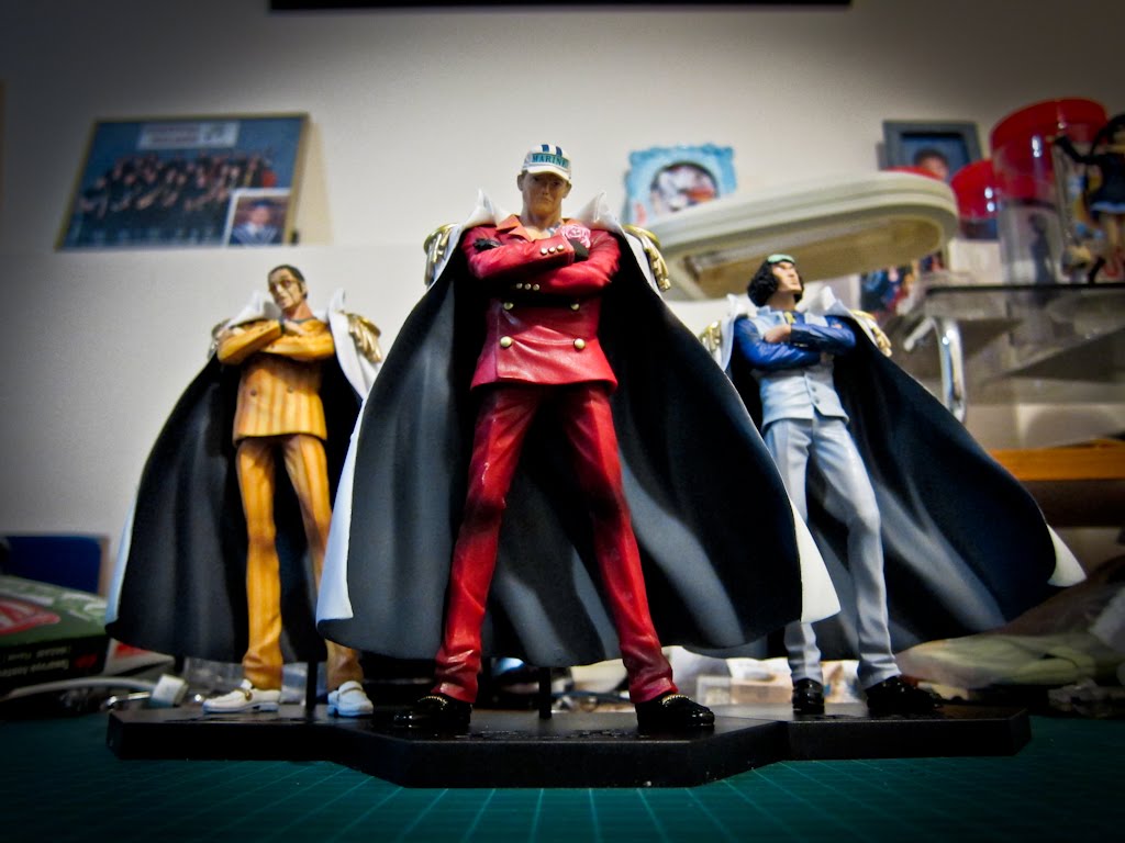 Marine Admiral Set ของแท้ JP แมวทอง - DX Banpresto [โมเดลวันพีช] (4 ตัว)