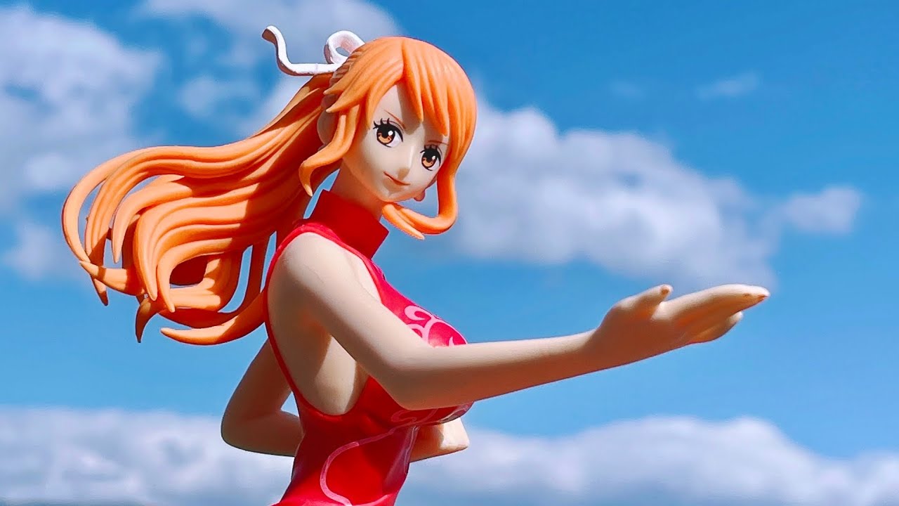 Nami Kung Fu Style ของแท้ JP แมวทอง - Glitter & Glamours Banpresto [โมเดลวันพีช]