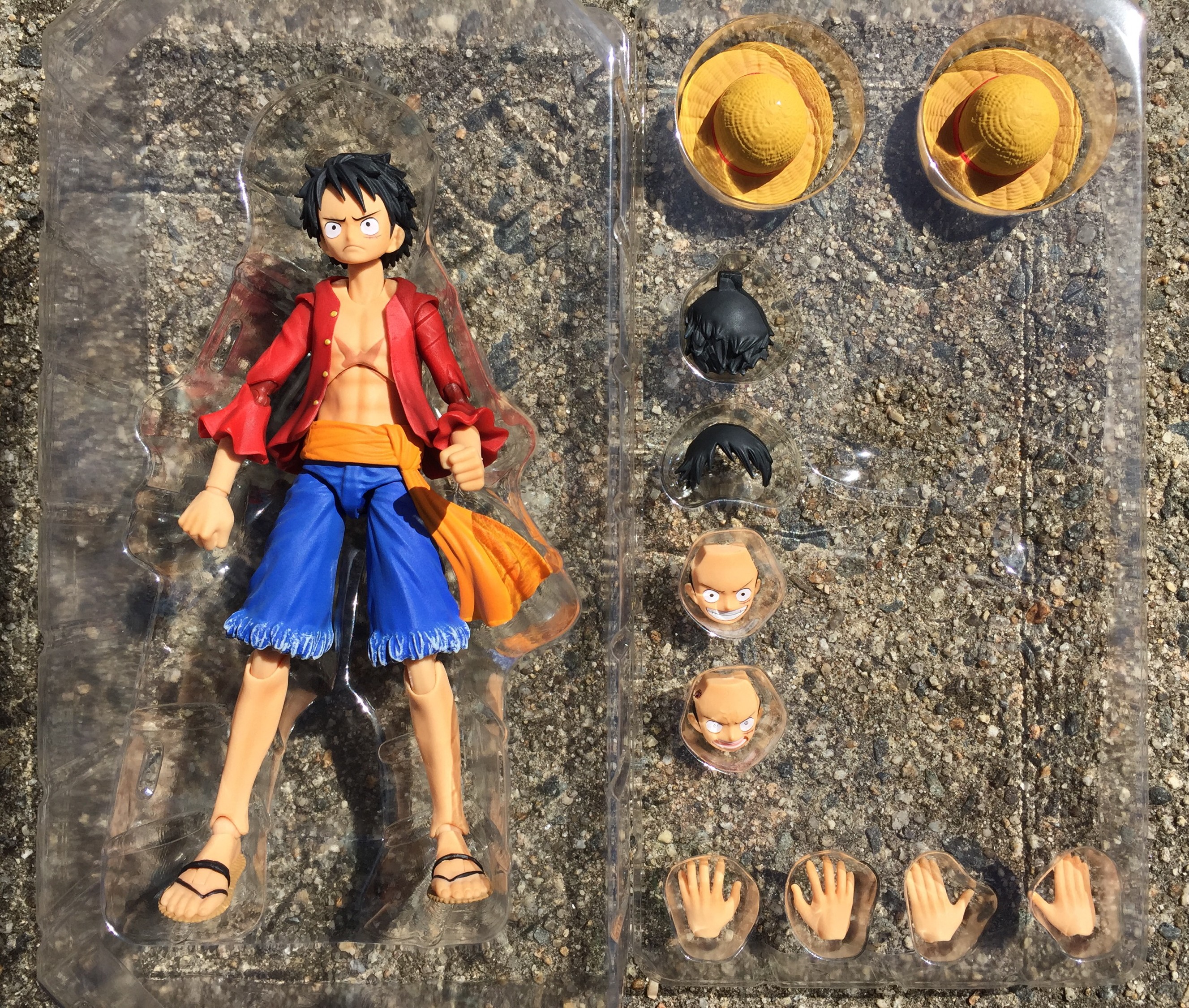 Luffy (ขยับได้) ของแท้ JP แมวทอง - Variable Action Heroes Megahouse [โมเดลวันพีช]