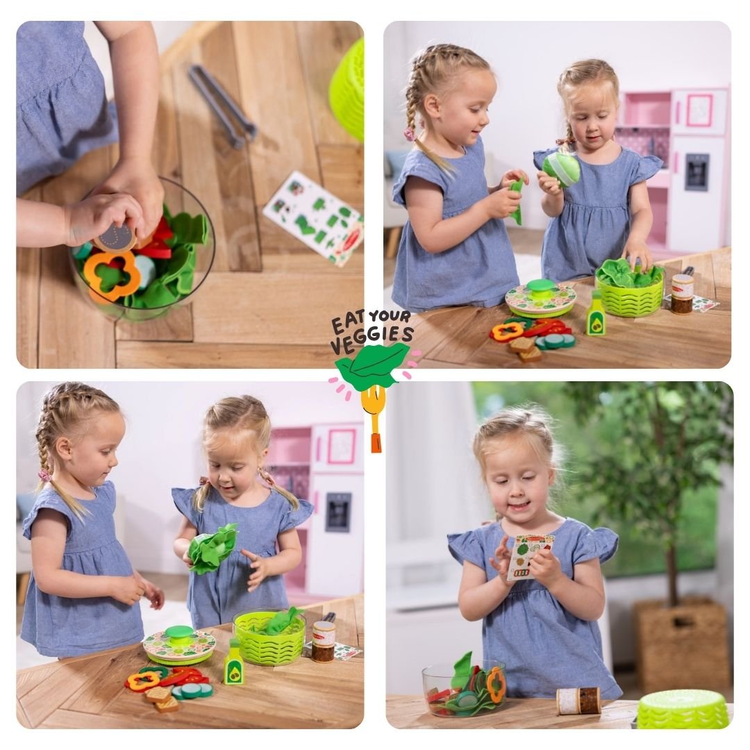 ของเล่น ชุด สลัดผัก,อุปกรณ์ทำสลัดผัก,เครื่องคลุกสลัดน้ำผัก,ของเล่นจำลอง,ของเล่นบทบาทสมมติ,ของเล่นเสริมพัฒนาการ,สื่อการสอนอนุบาลพร้อมส่ง