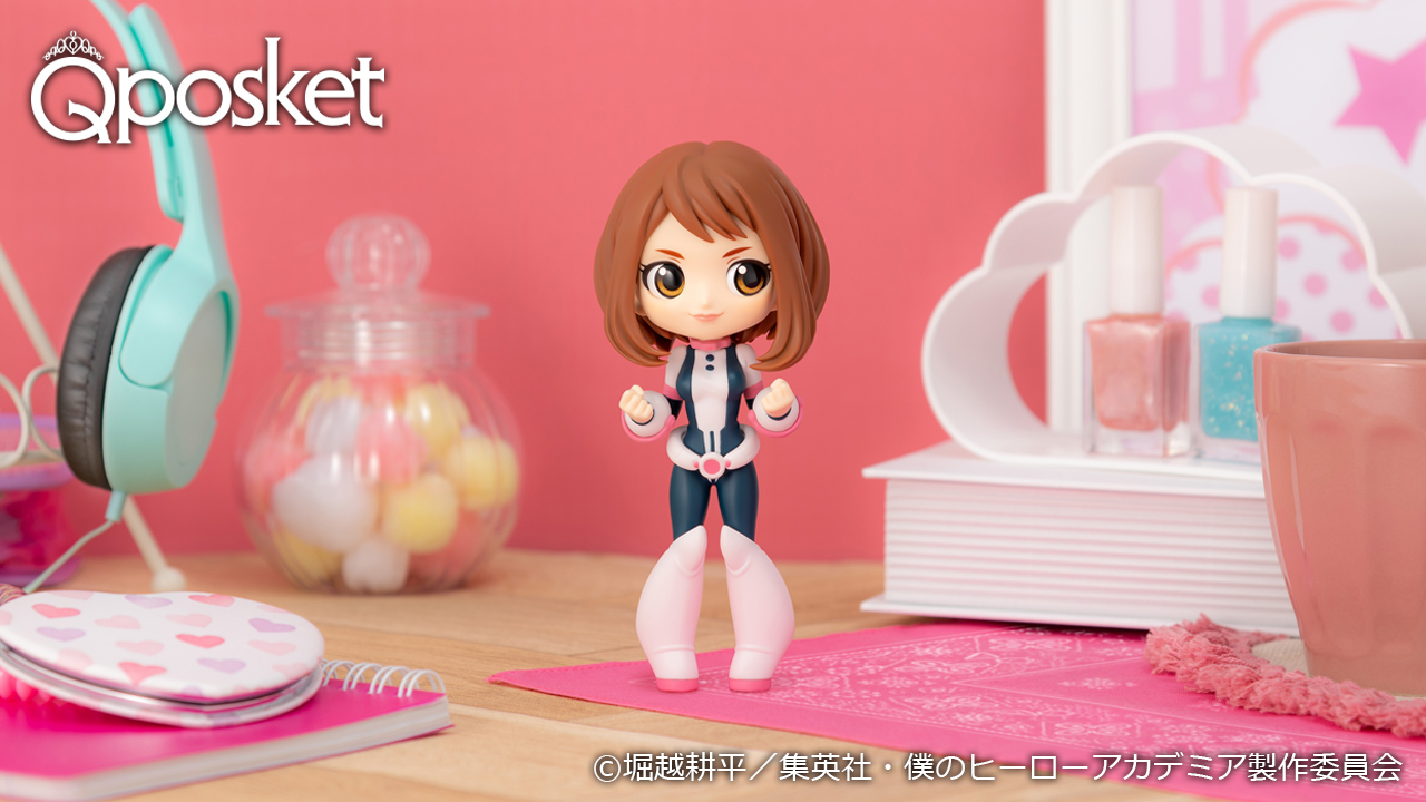Uraraka ของแท้ JP - Q Posket Banpresto [โมเดล My Hero Academia]