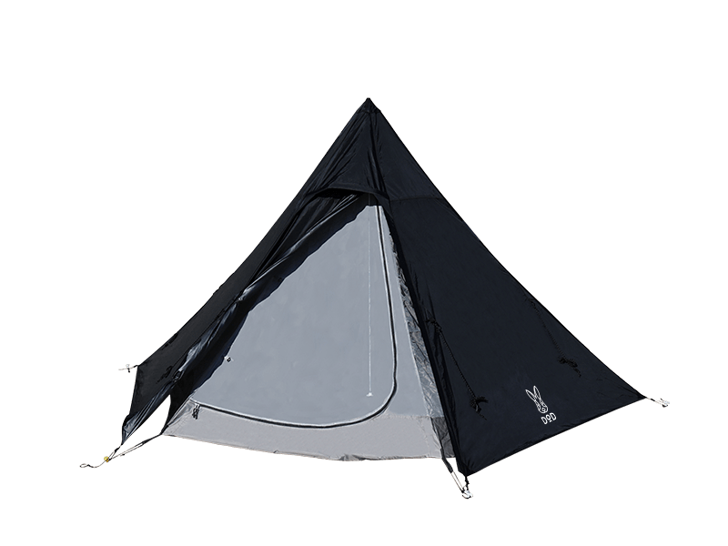 DoD One Pole Tent 3PP Black T3-44-BK
