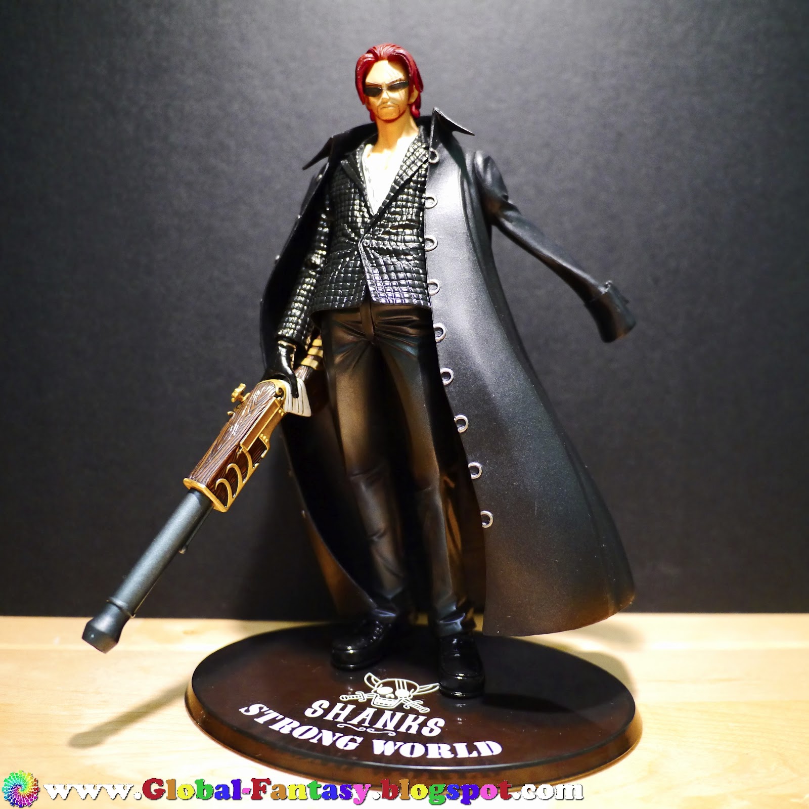 Shanks Strong World ของแท้ JP แมวทอง - Figuarts Zero Bandai [โมเดลวันพีช]