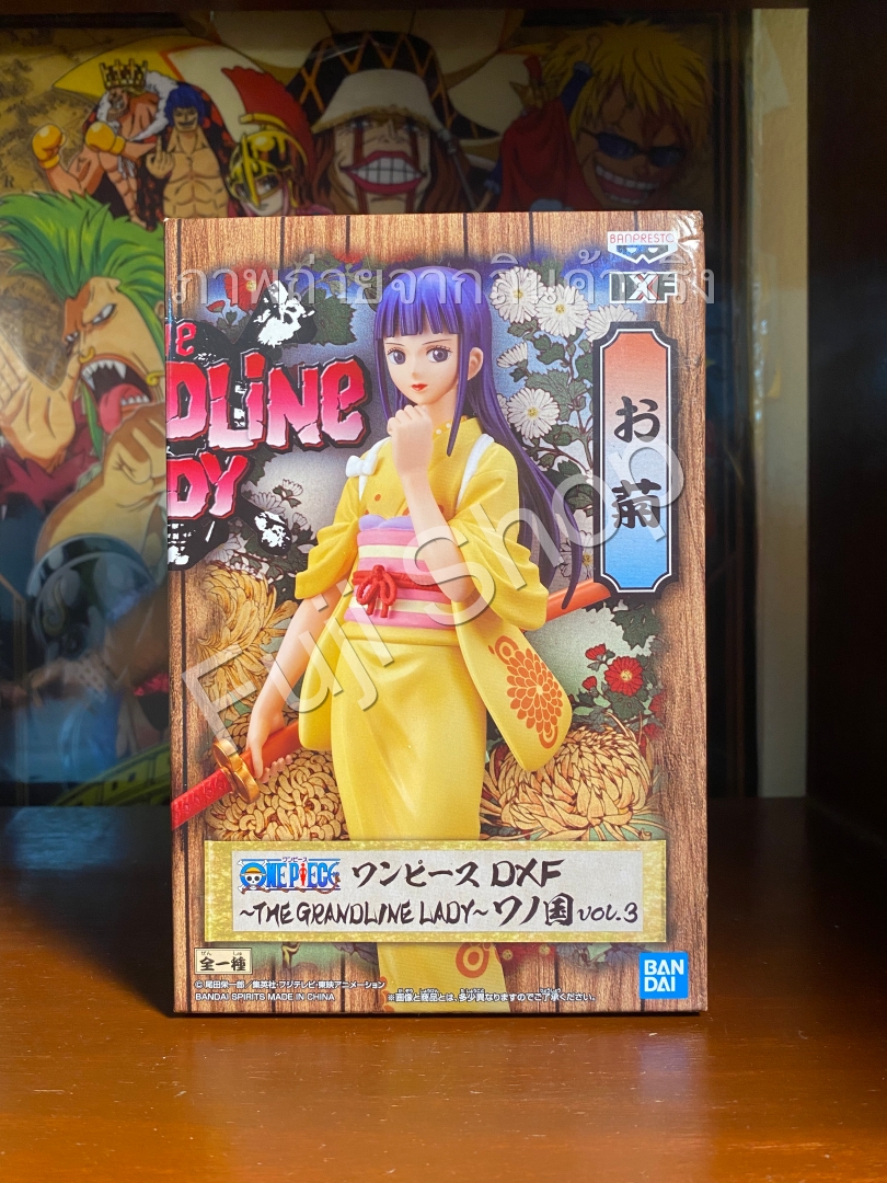 Okiku ของแท้ JP แมวทอง - Grandline Lady Banpresto [โมเดลวันพีช]