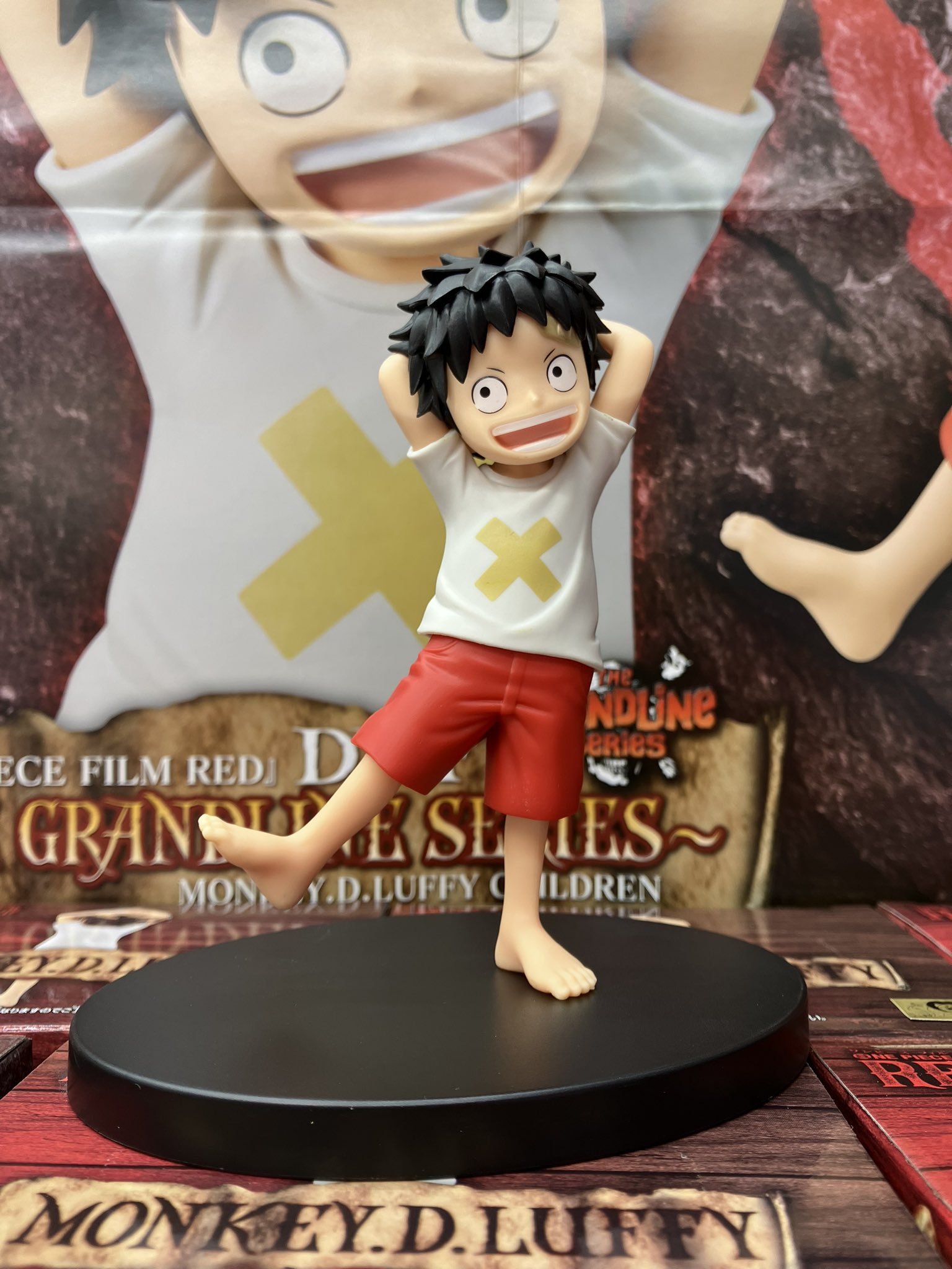 Luffy Film Red ของแท้ JP แมวทอง - Grandline Children Banpresto [โมเดลวันพีช]