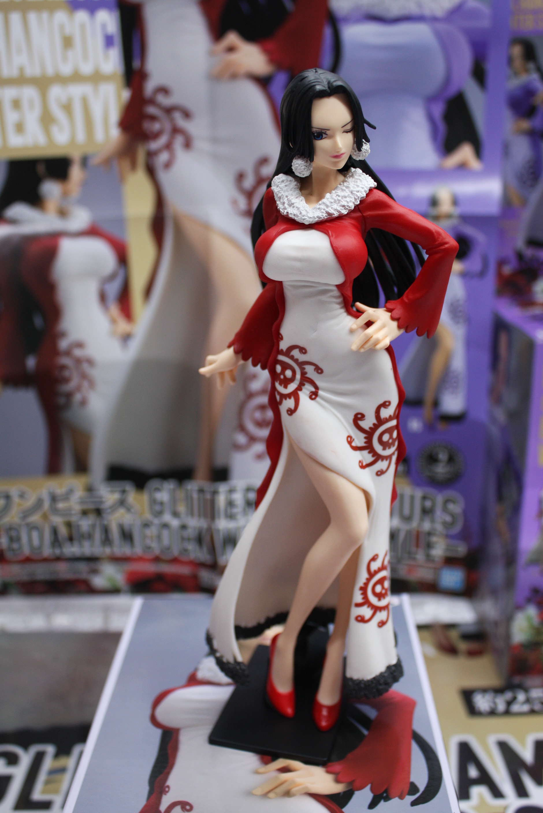 Boa Hancock Winter Style ของแท้ JP แมวทอง - Glitter & Glamours Banpresto [โมเดลวันพีช]