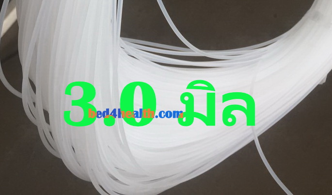 เส้นพลาสติก กลม 3.00 มิล สีขาวใส สำหรับงานดันโครงกระเป๋า ดันโครงเบาะ สานโคมไฟ สานตะกร้า สานเฟอร์นิเจอร์