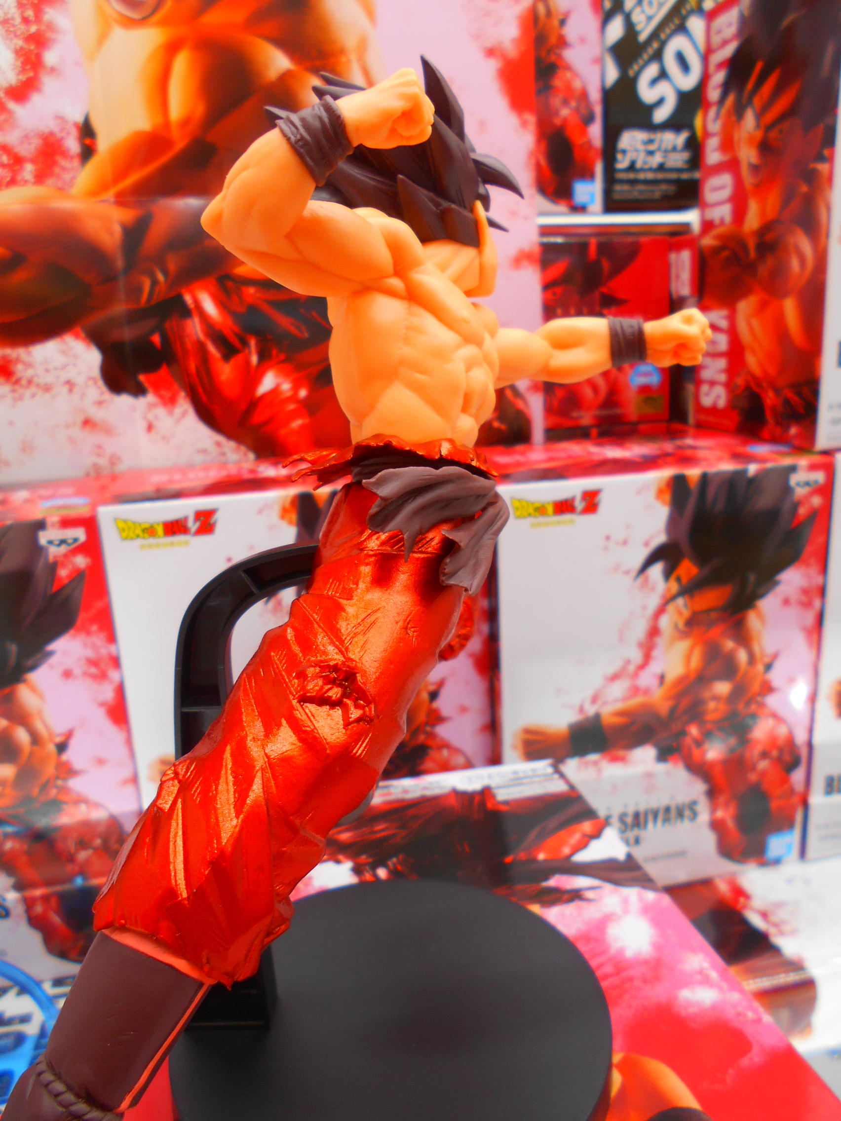 Goku ของแท้ JP แมวทอง - Blood of Saiyans Banpresto [โมเดลดราก้อนบอล]