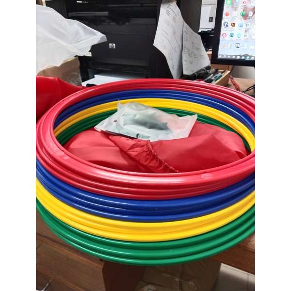 ห่วงกิจกรรมแบบแบน ขนาด 40 ซม. 12 ห่วง, ของเล่นเสริมพัฒนาการ, ของเล่น , สื่อการสอน ,ของเล่นเด็กอนุบาล พร้อมส่ง