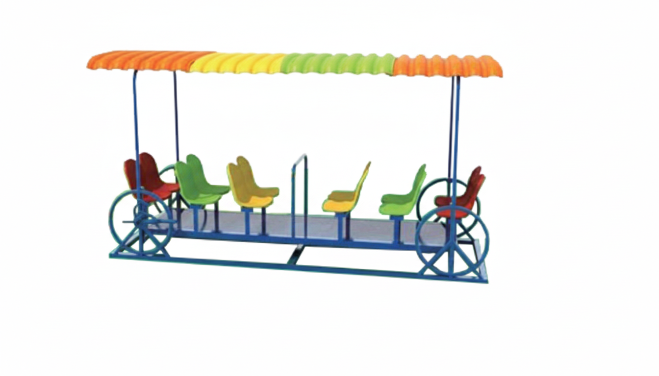 เรือโยกเยก12 ที่นั่ง เครื่องเล่นสนามกลางแจ้ง เหล็ก เรือไวกิ้ง เรือโยก ขนาด 100x220x160 ซม.