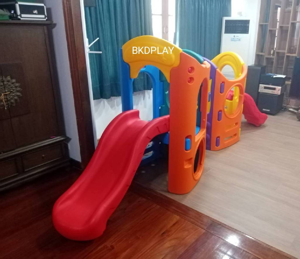 ปราสาทเจ้าหญิงเจ้าชาย ผจญภัยกระดานลื่น ,สไลเดอร์เด็ก กระดานลื่น2ทาง ,พร้อมท่อลอด, ของเล่น,เครื่องเล่นสนามกลางแจ้ง เครื่องเล่นสนามในร่ม
