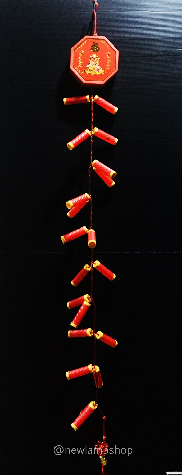 ไฟประดับประทัดไร้ควัน ไม่สร้างมลพิษPM2.5 ใส่ถ่าน 2A 3ก้อน