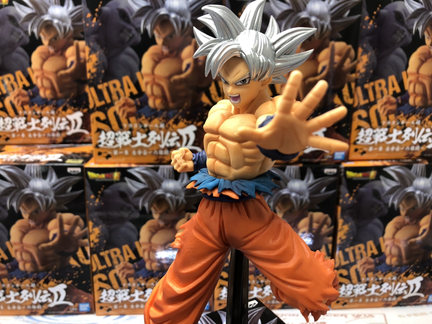 Goku Ultra Instinct ของแท้ JP แมวทอง - Chosenshiretsuden Banpresto [โมเดลดราก้อนบอล]