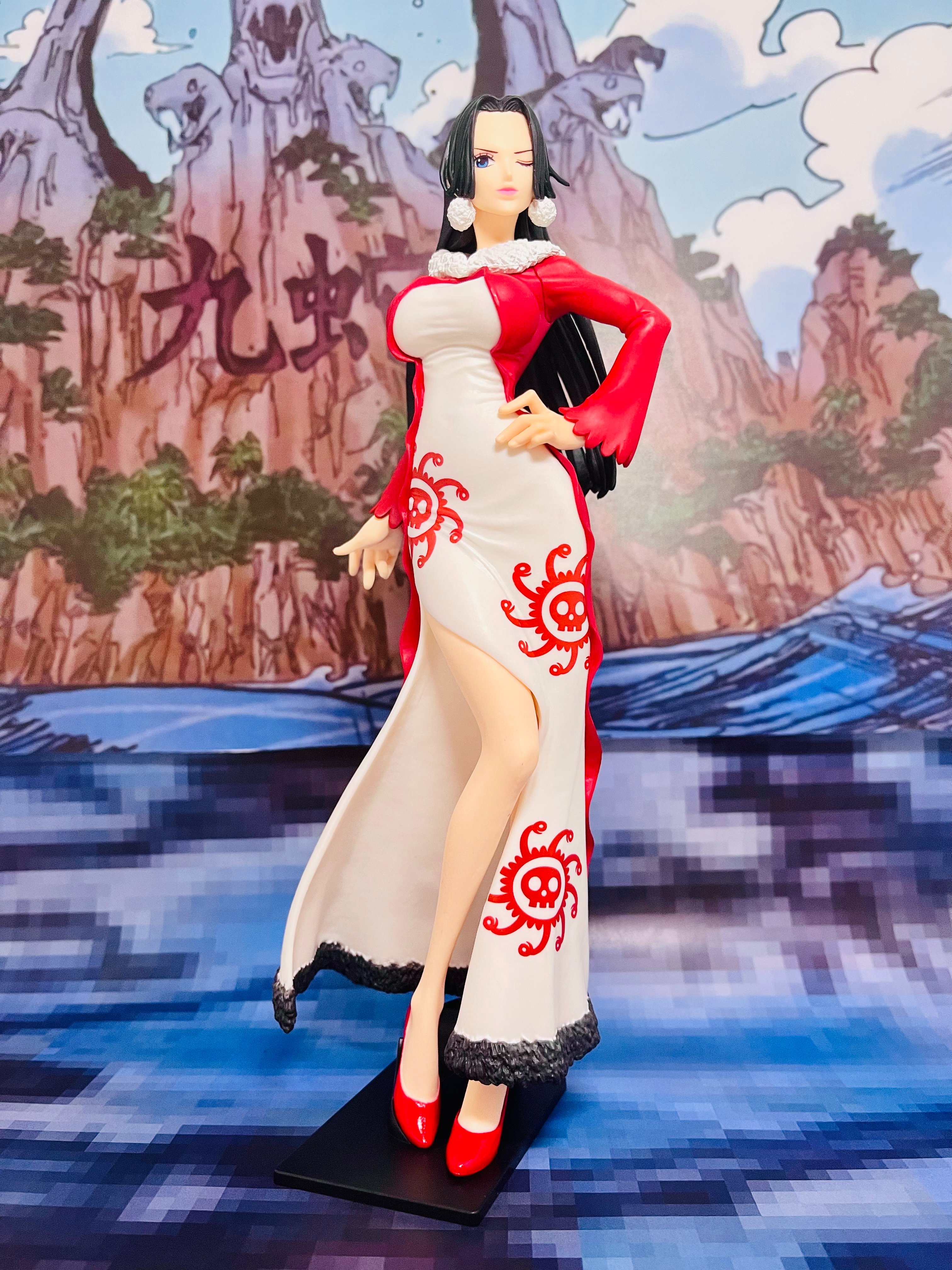 Boa Hancock Winter Style ของแท้ JP แมวทอง - Glitter & Glamours Banpresto [โมเดลวันพีช]