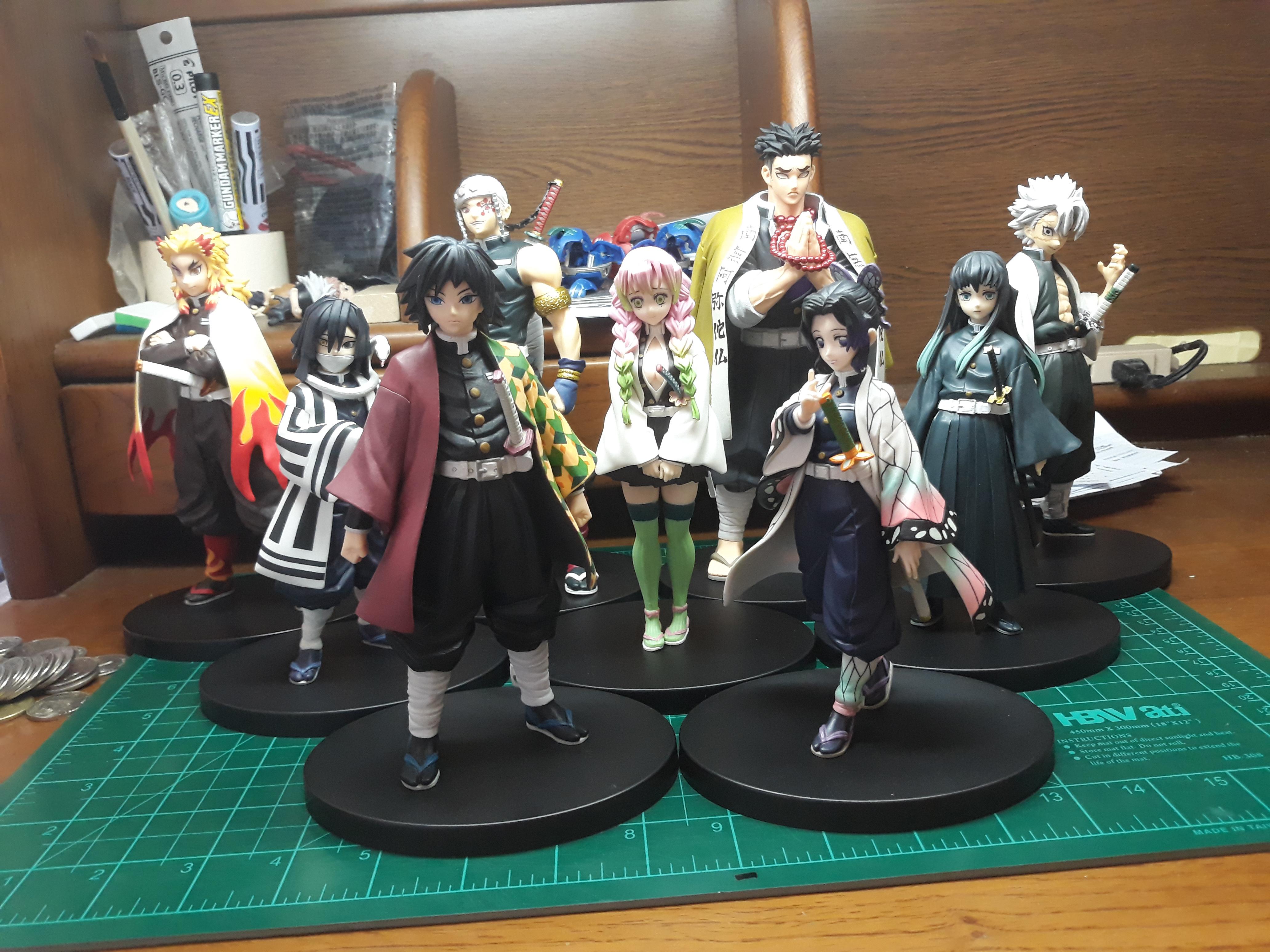 Nine Pillars Set ของแท้ JP - DXF Banpresto [โมเดล Demon Slayer] (9 ตัว)