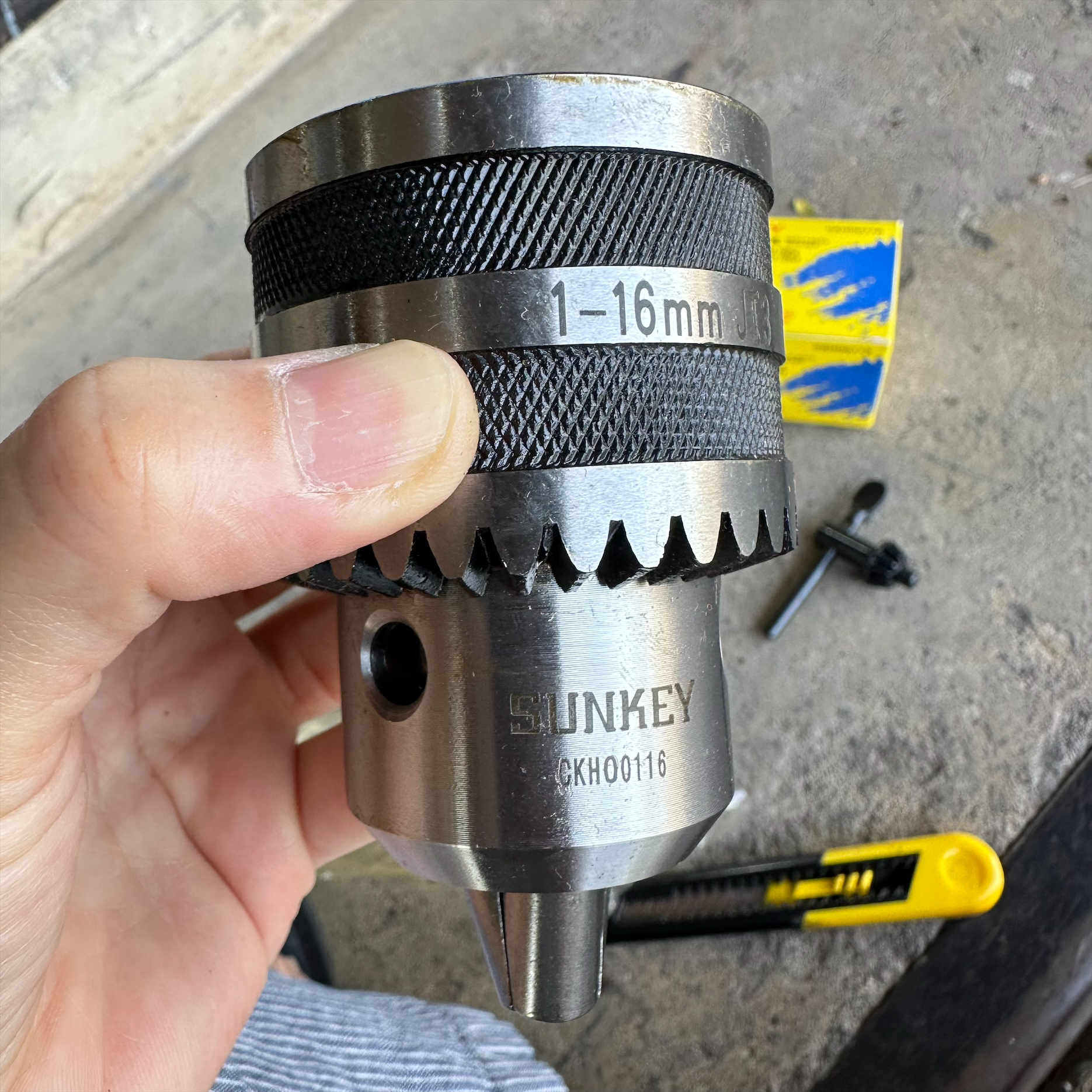 หัวสว่านรูเตเปอร์ ใช้กับสว่านแท่น