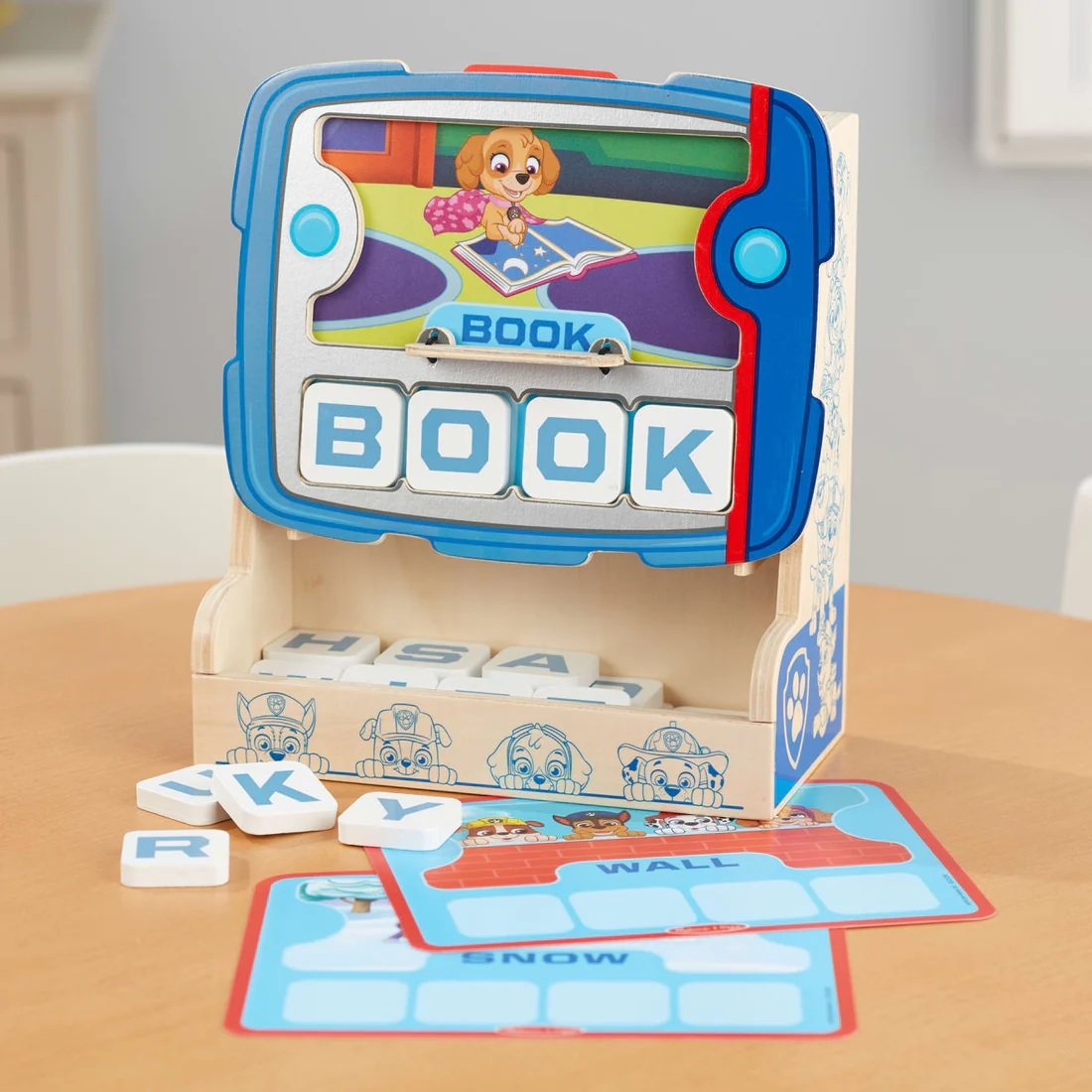 ฝึกสะกดคำศัพท์ พร้อมตัวอักษร abc พอว์พาโทรล ของเล่นเสริมพัฒนาการเด็ก เสริมทักษะการเรียนรู้ สื่อการสอนอนุบาล พร้อมส่ง