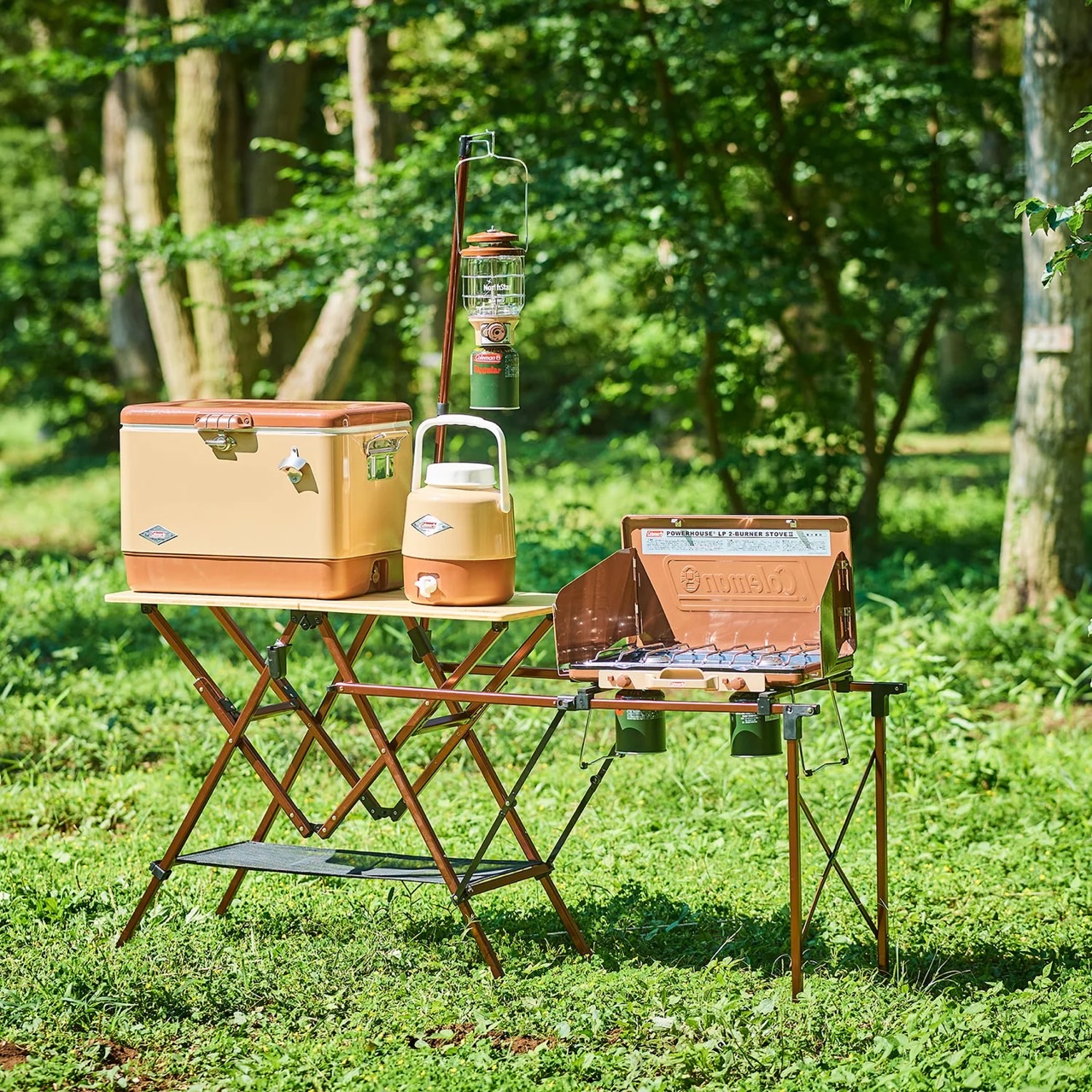 CM JP Powerhouse LP 2-Burner Stove Butternuts