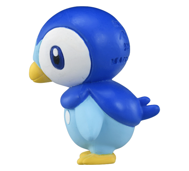 Piplup ของแท้ JP - Monster Collection Takara Tomy [โมเดลโปเกมอน]