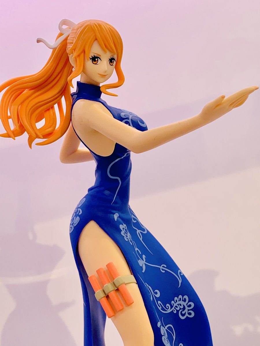 Nami Kung Fu Style Special Color ของแท้ JP แมวทอง - Glitter & Glamours Banpresto [โมเดลวันพีช]