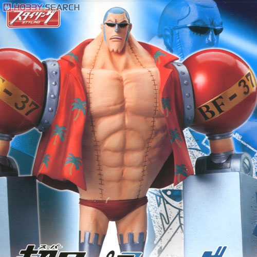 Franky ของแท้ JP แมวทอง - Super Styling Bandai [โมเดลวันพีช]