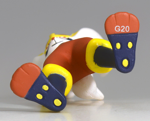 Cinderace ของแท้ JP - Monster Collection Takara Tomy [โมเดลโปเกมอน]