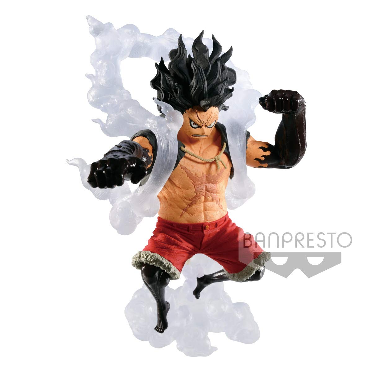 Luffy Gear 4 Snake Man ของแท้ JP แมวทอง - King of Artist Banpresto [โมเดลวันพีช]