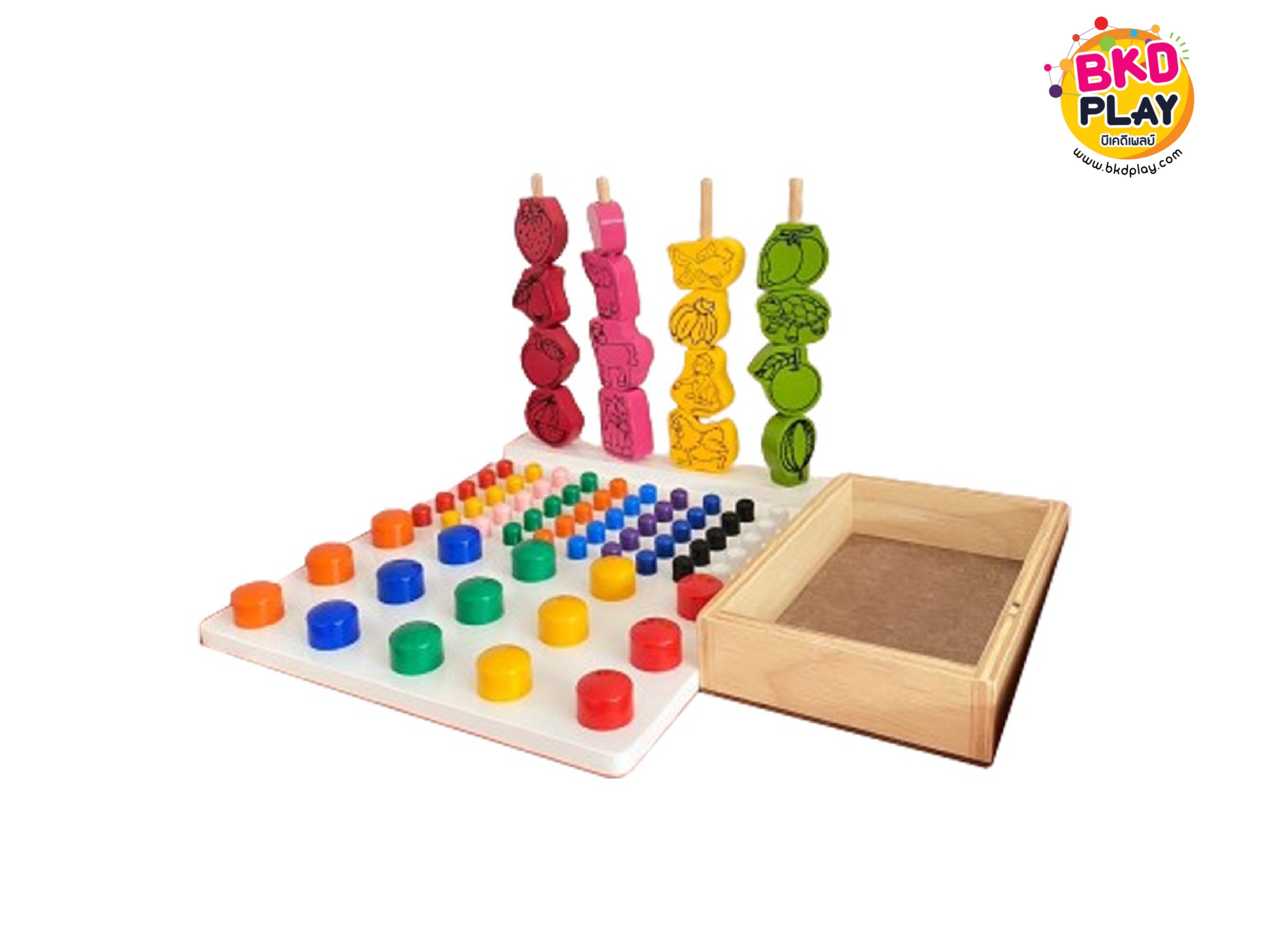 ชุดฝึกสมองเสริมพัฒนาการ Brain Kit 2 สำหรับเด็กอายุ 2-3 ปี จัดชุดโดยนักจิตวิทยาเด็ก และครูปฐมวัย