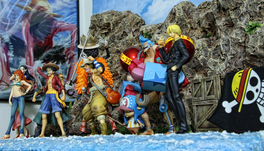 Straw Hat Pirates New World Set ของแท้ JP แมวทอง - POP Sailing Again Megahouse [โมเดลวันพีช] (9 ตัว)