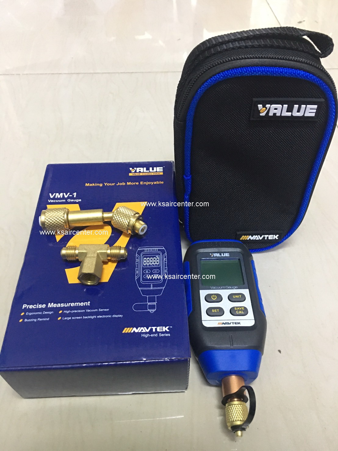 ไมครอนเกจ แวคคั่มเกจ (VACUUM GAUGE) VALUE (รุ่น VMV-1) (รหัสสินค้า 001215)