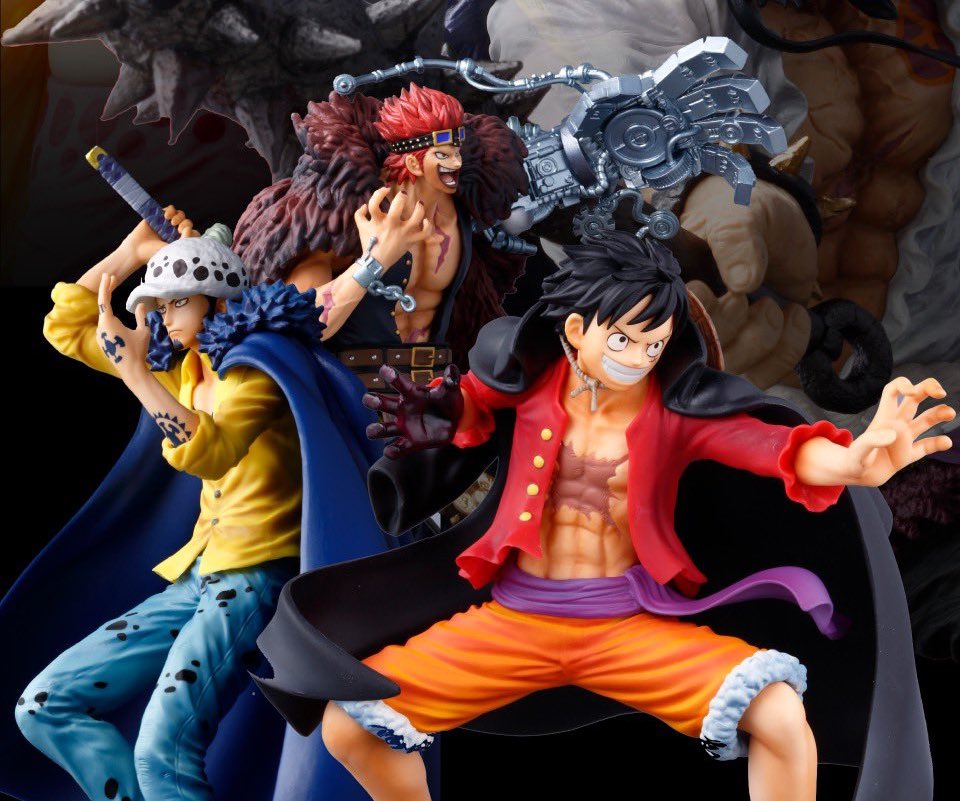 The Worst Generation Set ของแท้ JP แมวทอง - Ichiban Kuji Banpresto [โมเดลวันพีช] (3 ตัว)