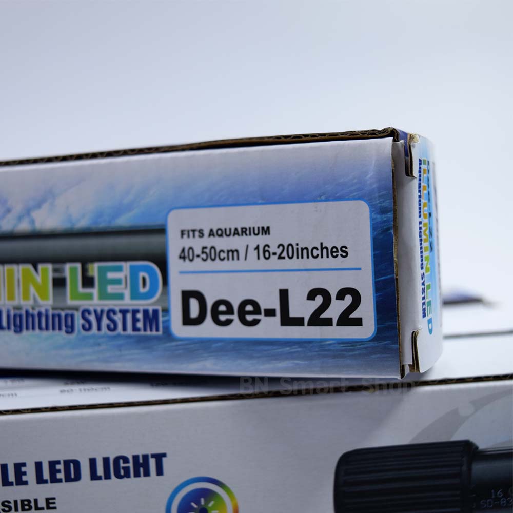 หลอดไฟ LED กันน้ำ ปรับไฟได้ 3 แบบ Deebow Dee-L22 กำลัง 6 วัตต์ ใช้กับตู้ขนาด 40-50 ซม. / 16-20 นิ้ว