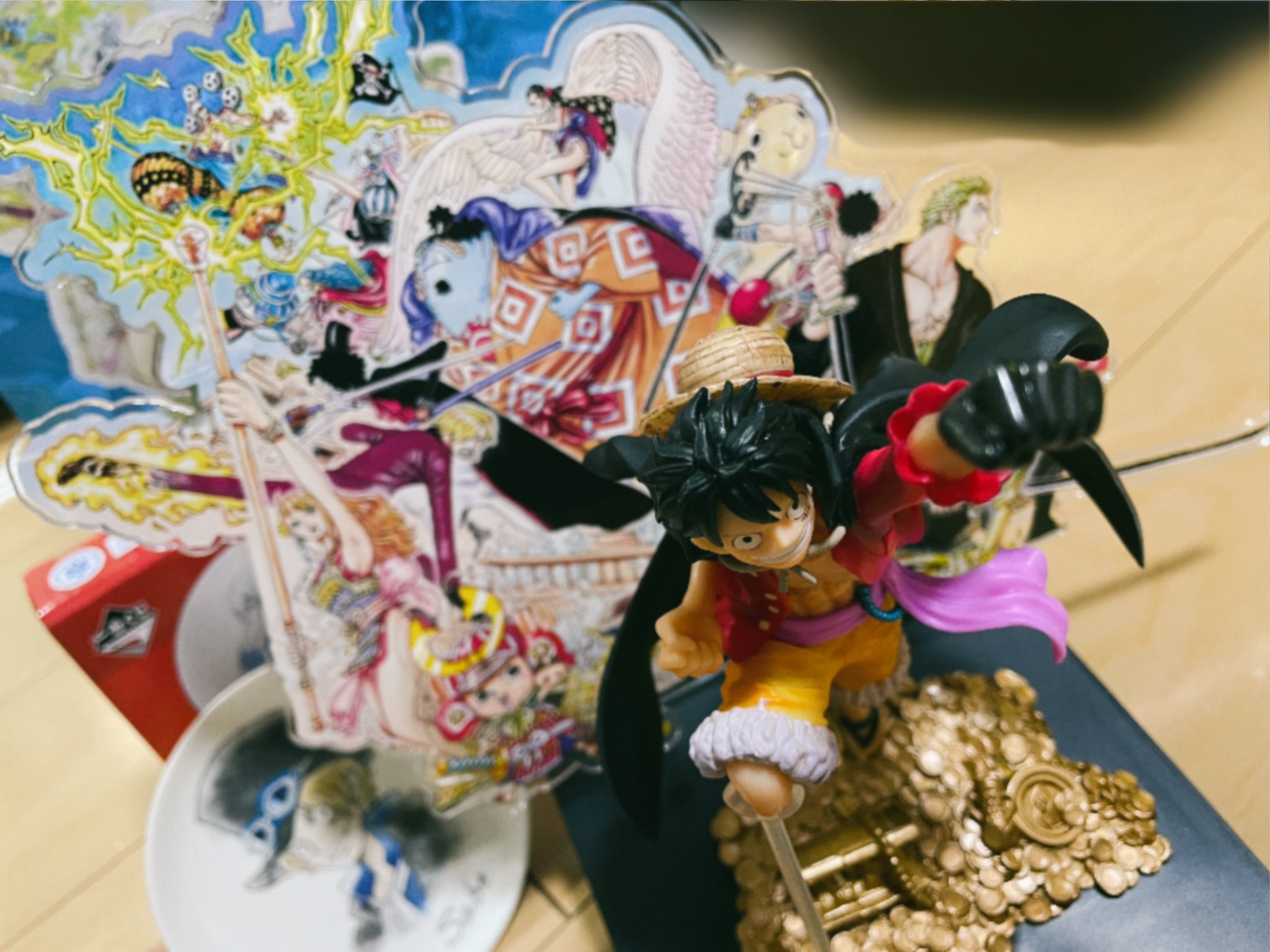 Luffy Wano ของแท้ JP แมวทอง - Ichiban Kuji Banpresto [โมเดลวันพีช]