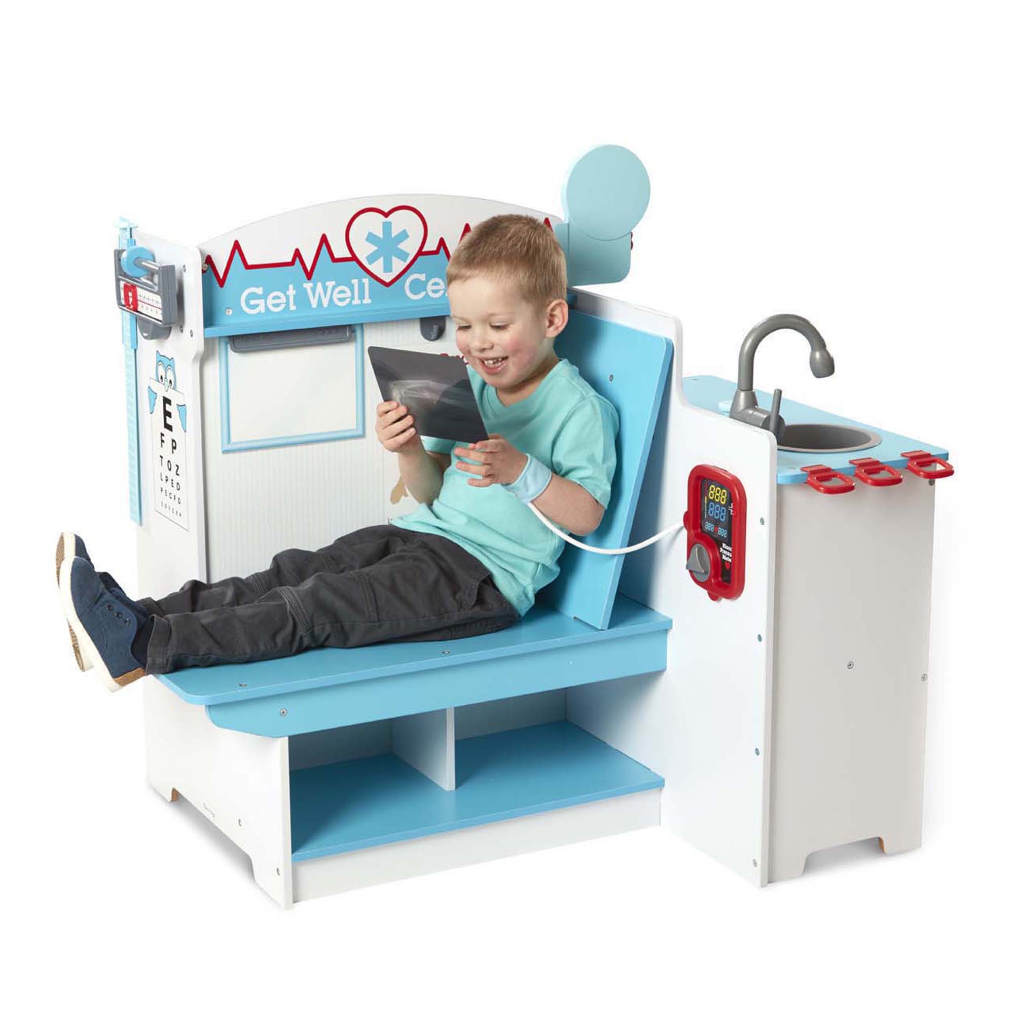 ของเล่นคลินิกหมอ,ชุดเคาท์เตอร์คลีนิค, คุณหมอ, Get Well Doctor Activity Center,ของเล่นเสริมพัฒนาการ เล่นบทบาทสมมติ