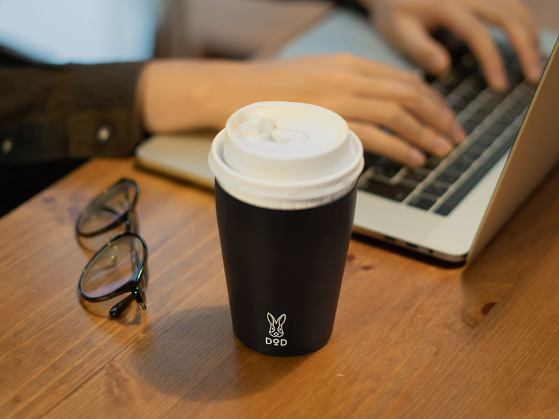 DoD MUG UTHERMO Double Wall Mug Black MG1-859-BK