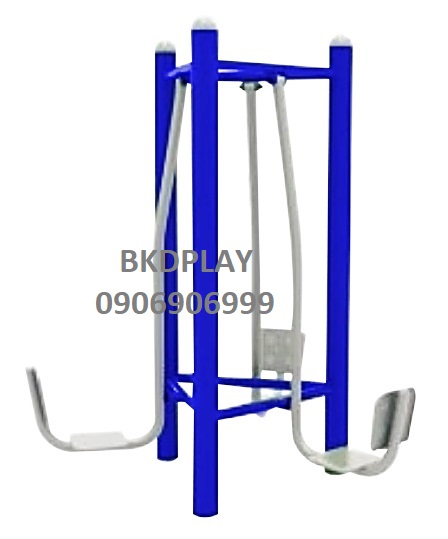 อุปกรณ์บริหารขา-เข่า (แบบนั่งขาดัน 3 ที่) เครื่องออกกำลังกายกลางแจ้ง