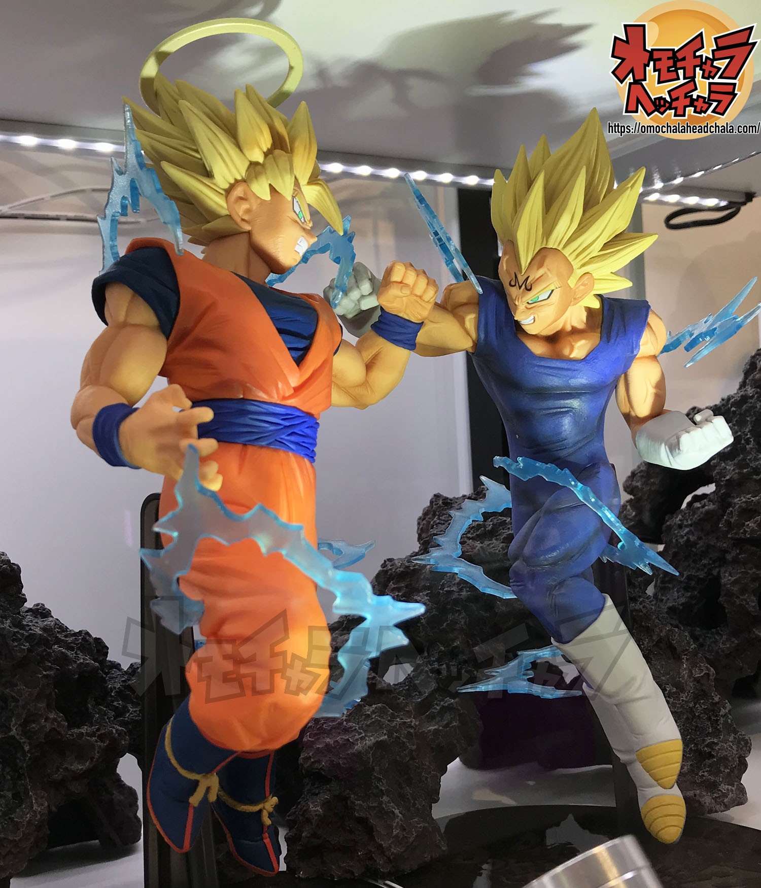 Goku VS Vegeta ของแท้ JP แมวทอง - Dokkan Battle Collab Banpresto [โมเดลดราก้อนบอล] (2 ตัว)