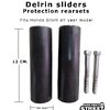 Delrin slider set for Honda Grom all year