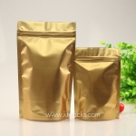 ถุงซิปสีทองล้วน