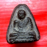 พระเนื้อผงผสมใบลาน รูปเหมือนหลวงพ่อ หลัง ยันต์ ฉลองมณฑบ ไม่ทราบที่