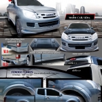 9DEN&K-Style VS Isuzu D-maxรถเตี้ย'12-15 [แต่งรถเตี้ยต้องแบบนี้ถึงลงตัว]