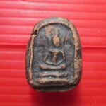 พระสมเด็จ2ชั้น เนื้อดินชุบรัก หลังเบี้ย ไม่ทราบที่