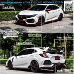TiTHUM XTYPE R รุ่น 2 ท่อ VS HONDA CIVIC (FK) 5D'16-ON [หล่อเหลาในทุกมุมมองของผู้ตาม อีกหนึี่งความภาคภูมิของผู้นำเช่น คุณ]