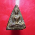 พระเนื้อผง พิมพ์นางพญาจิ๋ว หน้าลงทอง ไม่ทราบที่