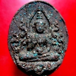 พระเนื้อผงว่าน ซานหมาก พิมพ์ พระพุทธประธานพร รัศมี นั้งบัว พระแท้ฯฯฯคับไม่ทราบที่