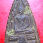 พระผงเก่า ยอดขุนพล พิมพ์สามเหลี่ยม พระแท้เก่าไม่ทราบที่